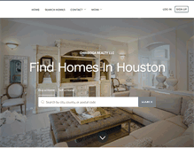 Tablet Screenshot of findallhoustonhomes.com